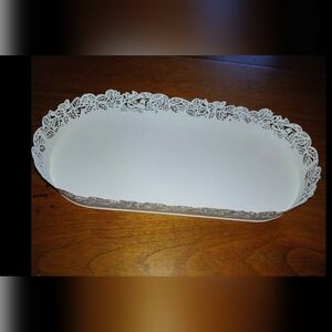 IKEA White Metal Tray